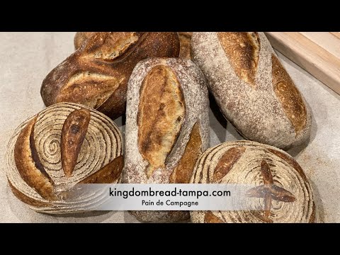 Professional Baker teaches Pain de Campagne at Home!