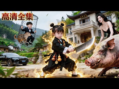 混世紈绔小少爺看不起鄉下丫頭，誰知她憑殺豬刀從怪物手裡救下他！從此小丫頭成全家團寵！#萌寶 #龍王短劇 #minidrama