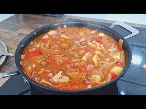 Solches Gulasch wird in einem Restaurant serviert! Jetzt kann es jeder kochen! Gulasch vom schwein!