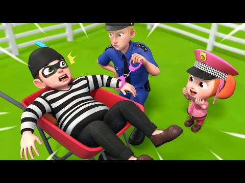 Don't Climb Up High, Baby! | Police Chase Song | Safety Tips | Rosoo Nursery Rhymes & Kids Song