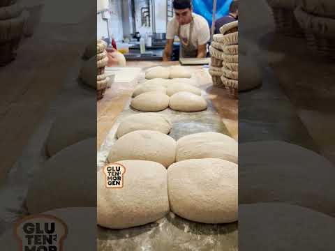 Whole wheat bread is a favorite of many and this is how they make it at Pa de Kilo! 🔥⁣