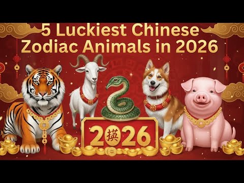 5 Luckiest Chinese Animal Zodiac Signs WILL BE RICH in 2026| Feng Shui Master Yip | Feng Shui
