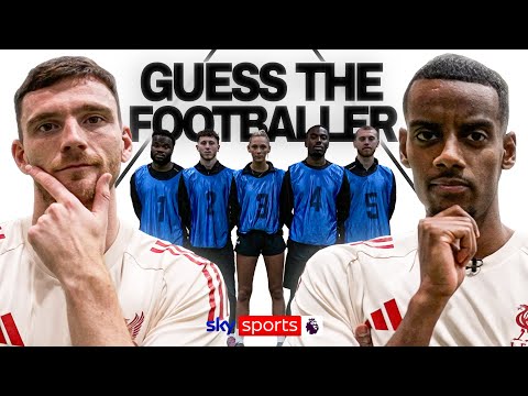 GUESS THE FOOTBALLER with Liverpool's Alexander Isak & Andy Robertson | Pick The Pro