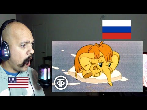 Reacting to Soviet Cartoon | Мама для мамонтенка Мультфильм 1981