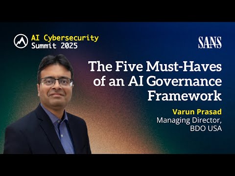 The Five Must-Haves of an AI Governance Framework
