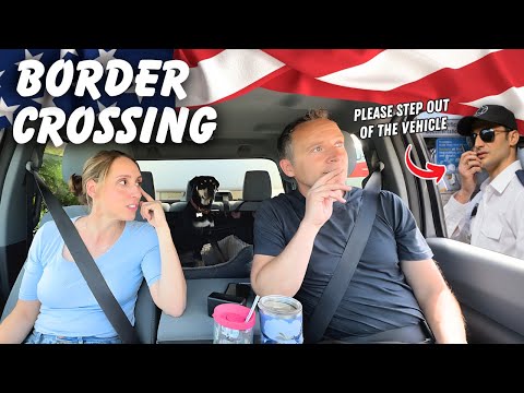 Border Patrol THREATENED to Arrest Us | Crossing into Alaska with RV