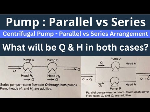 Pumps: Series vs Parallel Arrangement | Pump in Series vs Pump in Parallel | Centrifugal Pump