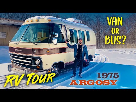 SUPER CUTE | The Worlds SMALLEST Vintage Class A Motorhome! Airstream Argosy