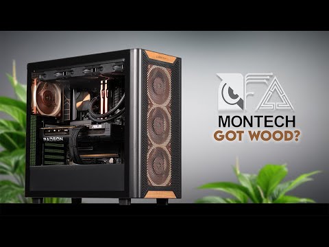 The Montech XR Wood Slaps for Under $80... | RX 9070 + Noctua PC Build