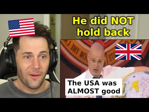 American Reacts to Al Murray - The Nations of the World