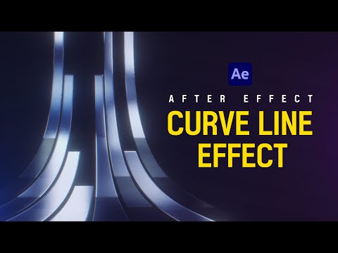 After Effects Curve Line Effect Tutorial l 커브 라인 이펙트
