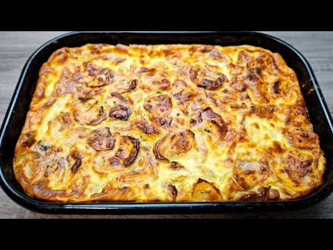 Moussaka with potatoes and meat that you can't resist, the secret is in the dressing
