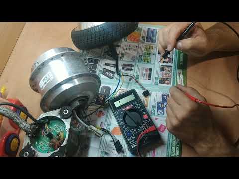 самая простая проверка датчиков холла мотор-колеса