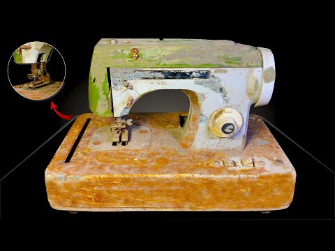 Rusty Antique SINGER Sewing Machine Restoration & Testing