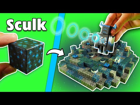 I Made The DEEP DARK With Magnetic Minecraft Blocks