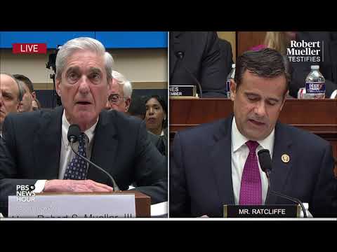 WATCH: Ratcliffe asks Mueller whether Steele dossier was part of Russian election meddling