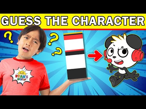 Guess The Characters Ryan's World Edition and more fun kids games!
