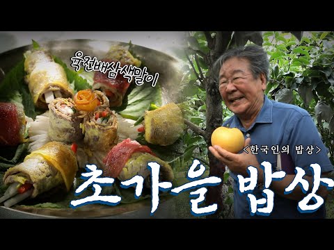 무더위에 한발 앞서 다가온 이른 가을의 맛 '초가을 밥상', Korean Food｜최불암의 한국인의밥상🍚 KBS 20190905
