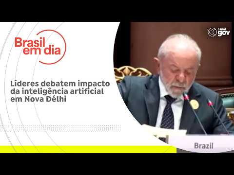 LĂderes debatem impacto da inteligĂȘncia artificial em Nova DĂ©lhi