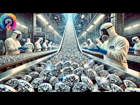 КАК ДОБЫВАЮТ АЛМАЗЫ в Земле. УНИКАЛЬНЫЕ КАДРЫ ПРОЦЕССА ДОБЫЧИ И ОБРАБОТКИ!