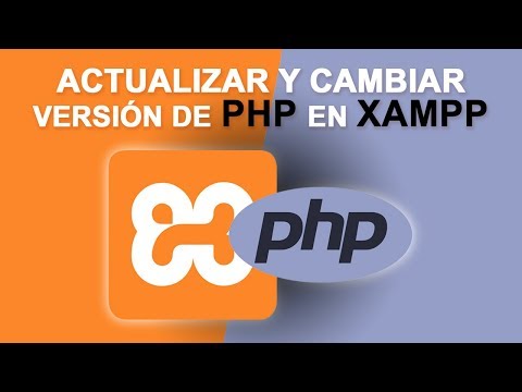 Actualizar o cambiar la versión de PHP en XAMPP