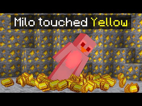 Minecraft, But I Can't Touch Any Color!