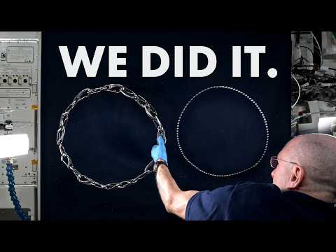 NASA let me test my weird chain theory in space