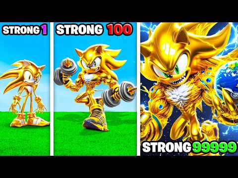 Weakest To STRONGEST GOLD SONIC In GTA 5!