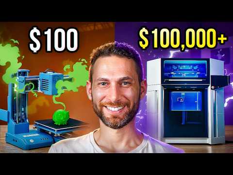 $100 vs $100,000+ 3D Printer!