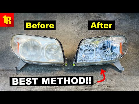 PLASTIC HeadLight Restoration!! ONLY REAL WAY TO DO IT!!