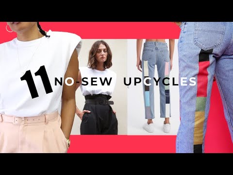 11 Completely NO-SEW Ways To Upcycle Your Old Clothes!