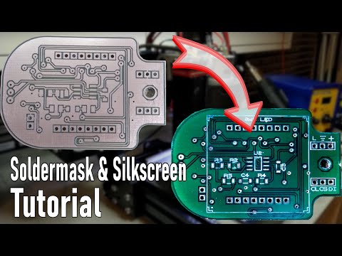 Soldermask & Silkscreen with CNC + Laser | Complete Tutorial