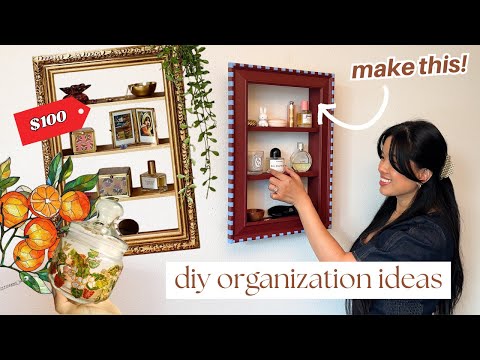 *FUNCTIONAL DECOR* DIY STORAGE IDEAS THAT ACTUALLY WORK FOR SMALL SPACES