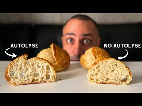 Autolyse vs No Autolyse (Sourdough Experiment)