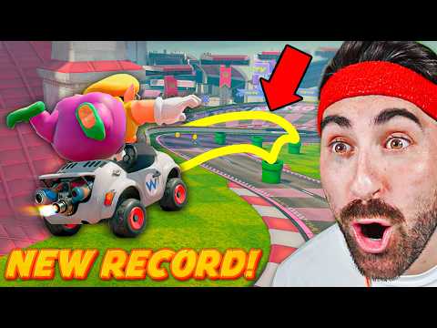 Reacting to EVERY World Record in Mario Kart World!