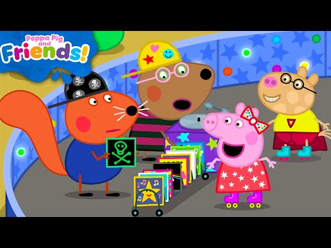 Peppa Pig Hosts a GIANT Roller Disco Party! 🛼🎉 | Peppa & Friends | Full Episodes | 1 Hour