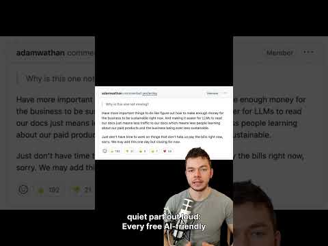 AI crushes Tailwind CSS ☹️ #ai #ainews #webdevelopment #webdeveloper