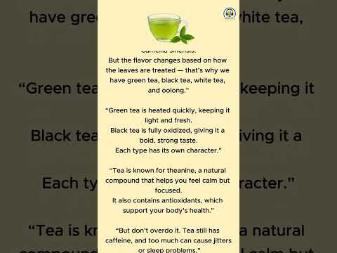 Tea Facts in 60 Seconds | Learn English Fast| #shorts