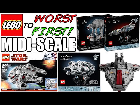 LEGO Worst to First! | ALL LEGO Star Wars MIDI-SCALE Sets!