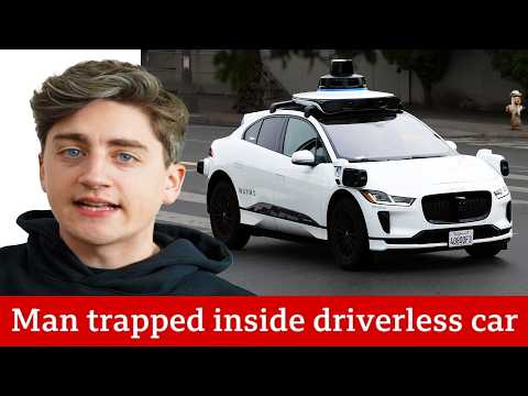 he got trapped in a self driving car