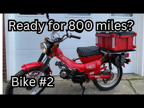 Honda CT110 - Bike #2 for 800 miles around Lake Michigan!