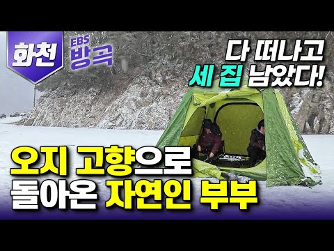 [강원 화천] 100명 동네 사람들 모두 떠나고 단 3가구만 남은 강원도 오지 | 자급자족 캠핑 라이프를 즐기는 자연인 부부┃파로호 빙어낚시┃#한국기행 #방방곡곡