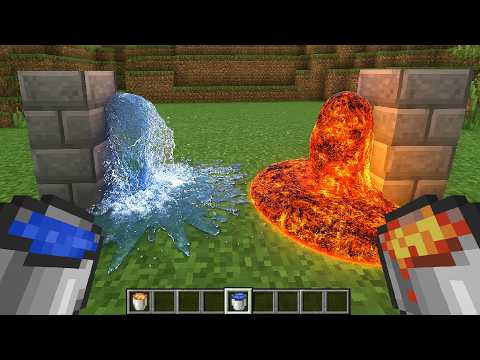 Realistic Lava vs Realistic Water - part 2 (what will happen?)