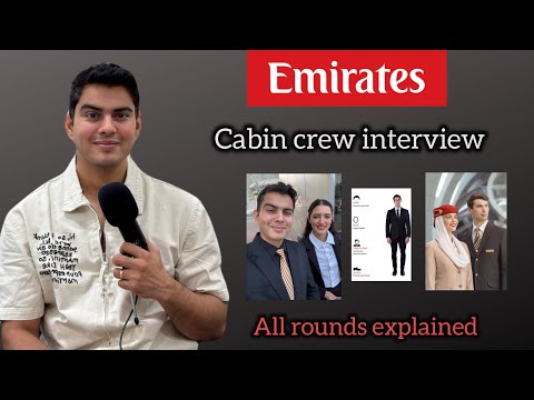 Emirates cabin crew interview all rounds explained | A to Z about Emirates cabin crew interview