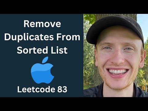 Remove Duplicates from Sorted List - Leetcode 83 - Linked Lists (Python)