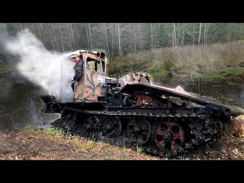 Testing the MOST DANGEROUS tractor! / Why is the TDT-55 so CROSS-COUNTRY?
