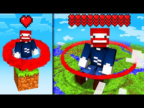 WIE GROß wird meine WELT mit 9.000 HERZEN? - Minecraft