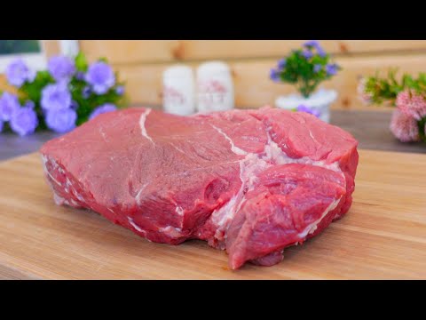 The toughest MEAT becomes tender and juicy when you cook like this! Oh god, how delicious! Easy rec