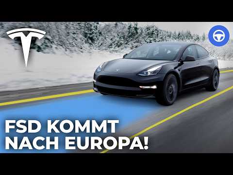 Tesla FSD: First official information on when it will come to Europe!