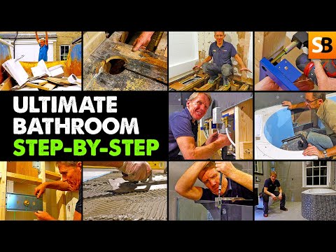 Ultimate Bathroom Renovation ✔ Step-by-Step Tutorial